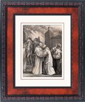 Życie św. Bernarda w litografii Hipolita Beauvais (rok 1850)